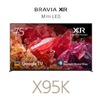 Sony 75 inch, X95K BRAVIA XR Mini LED 4K Ultra HD HDR Smart Tv