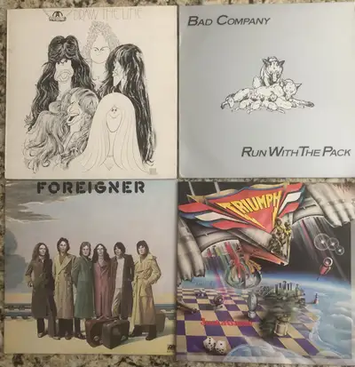 Classic Rock Vintage Vinyl Albums mainly from the 1970’s, View more