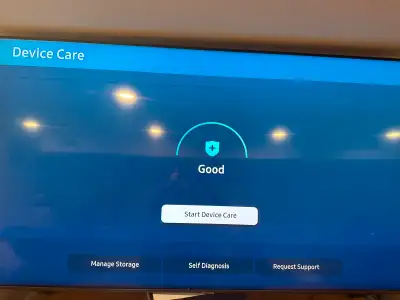 SAMSUNG TV QLED 4K 70 inch As is , View more