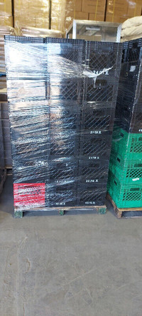 Milk Crates, Strong/Stackable,Black 12x12x13",not for LP Record