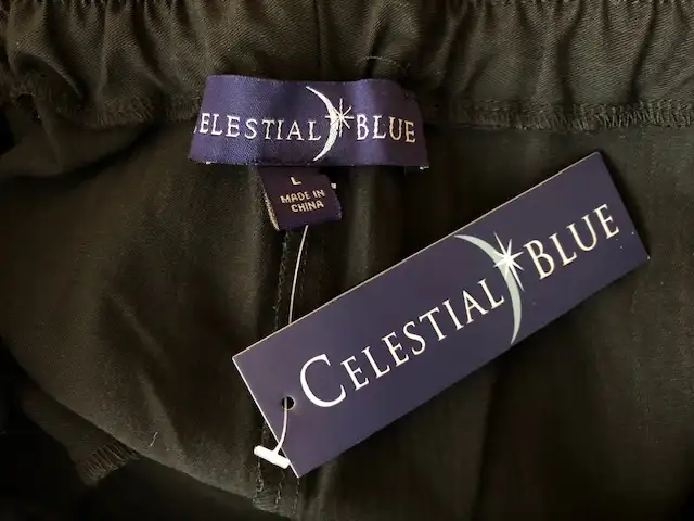 NEW w Tag - Black Glitter Racer Stripe pants by Celestial Blue L in Women's - Bottoms in Delta/Surrey/Langley - Image 4