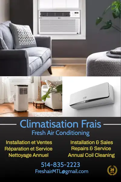 Installation, Service d' Air Climatiseur de Fenêtre / Murale, View more