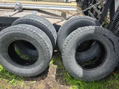 I am selling a set of four Cooper Discoverer LT285/70R17 winter tires. These tires are used but stil...