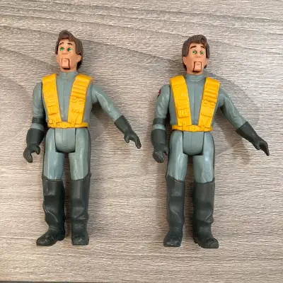 Vintage The Real Ghostbusters Fright Feature Peter Venkman 1987 figures Both for $5 Good condition P...