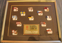 1988 Calgary Winter Olympics Commemorative Hockey Pin Set