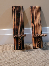 Wooden Sconces candle holders