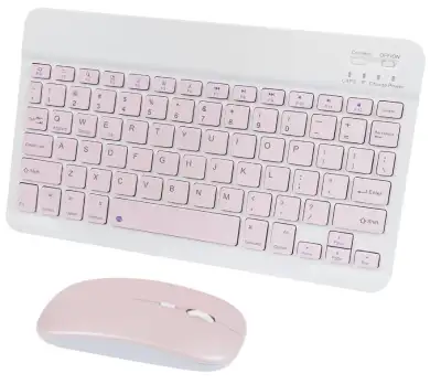 Bluetooth Keyboard and Mouse Combo, Ultra-Slim Portable Compact, View more