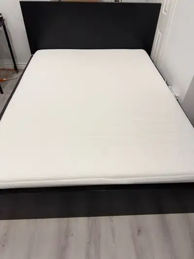 IKEA MALM Bed Frame and Mattress , View more