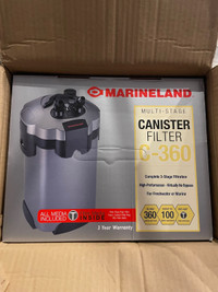 Marineland C-360 Canister Filter Brand New in Box