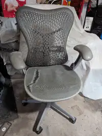 Herman Miller Mirra Grey Chair (ripped seat)