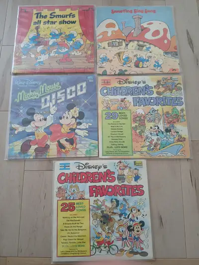 Vintage vinyl records (Disneyland Records), View more