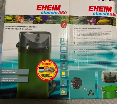 Selling a Ehiem 350  Classic external canister filter, Voir plus