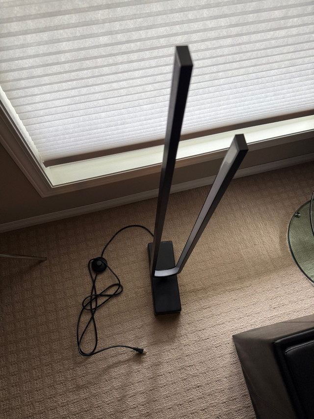 FLOOR LAMP/LED/ IKEA PILSKOTT BLACK in Indoor Lighting & Fans in Calgary