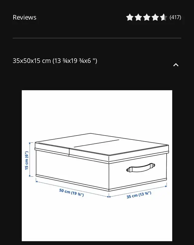 New IKEA BLÅDDRARE Storage Box with Lid in Storage & Organization in Oakville / Halton Region - Image 4