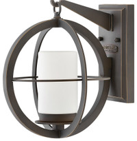 Hinkley 1010OZ Compass Small Wall Mount Lantern, Oil Rubbed Bron
