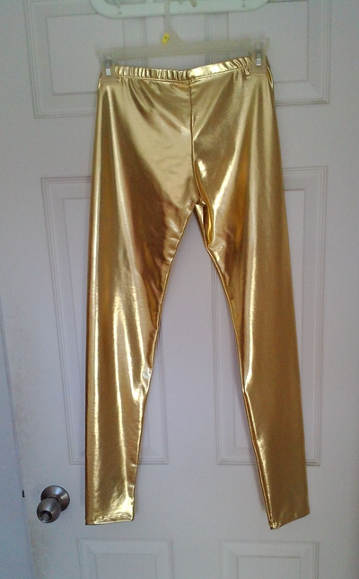 Gold leggings, View more