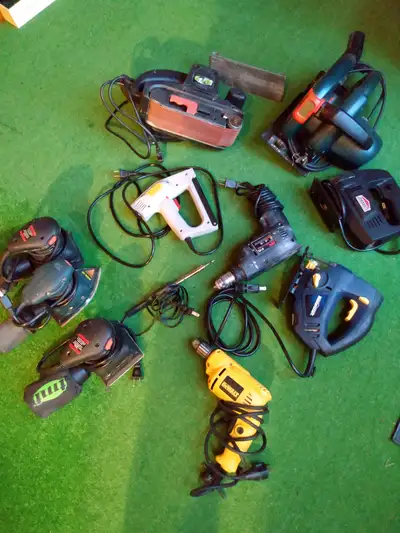 Assorted power tools, View more