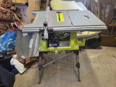 10" Ryobi table saw, View more