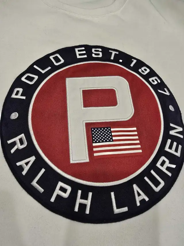 Ralph Lauren white Sweater Large in Men's in Mississauga / Peel Region - Image 5