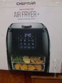 Chefman RJ38-6-RDO 6.3 Qt Air Fryer+Rotisserie+Dehydrator+Oven