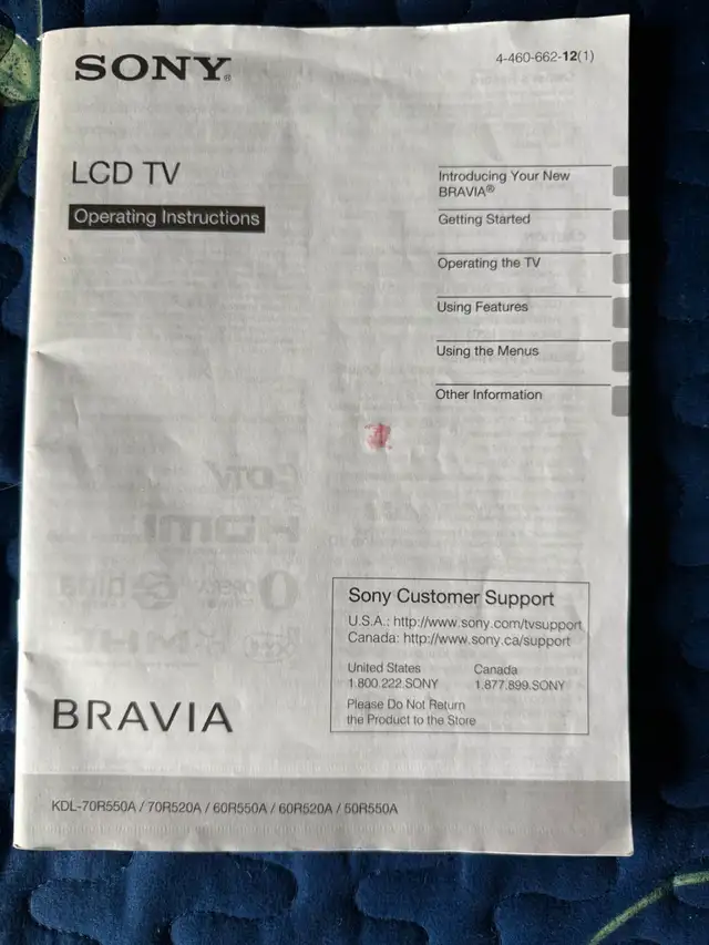 SONY BRAVIA 50" LCD TV in TVs in Moncton - Image 6