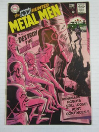 The New Hunted Metal Men (DC Comics #33) Aug/Sept. 1968