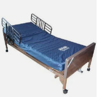 Hospital electric bed with mattress 