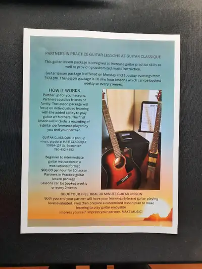 Guitar Classique - Partners in Practice Guitar Lesson Package, View more