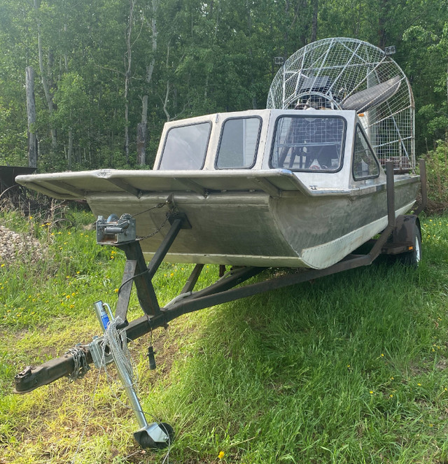 Custom Built Air Boat and Trailer Powerboats & Motorboats Edmonton