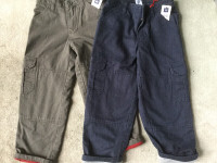 65% OFF - BRAND NEW (tags on) -  GAP LINED CARGOS - SIZE 5