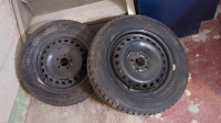 Two snow tires from Ford C-max