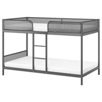 TUFFINGBunk bed frame, dark gray, Twin IKEA. Bring truck or suv