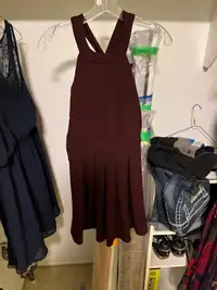  Burgundy Dress 