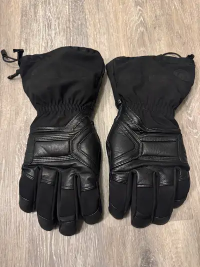 Black Diamond Men’s Genuine Leather Gore tex Gloves Large XL, View more