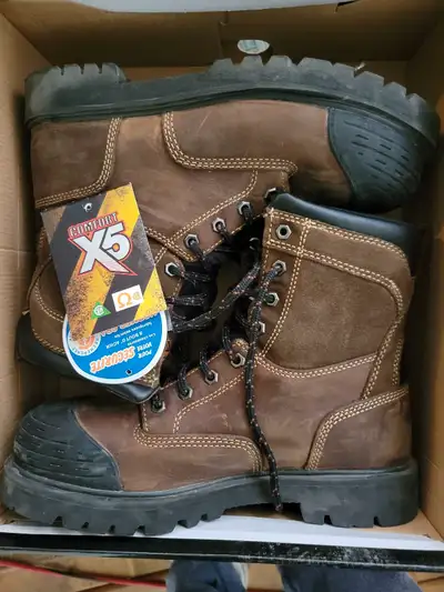 WorkLoad Steel Toe Boots size 9, View more