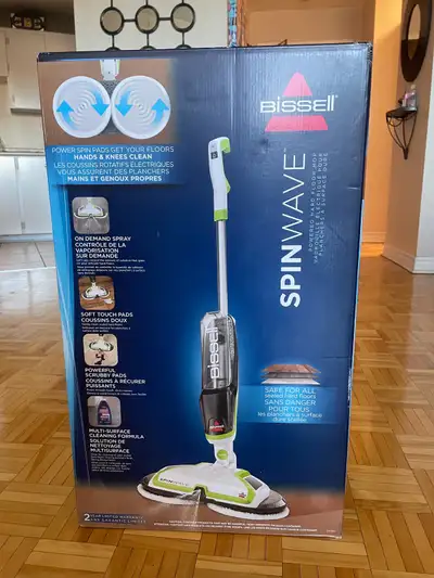 BISSELL SPINWAVE CORDED MOP, NEW, W/XTRA PADS, View more