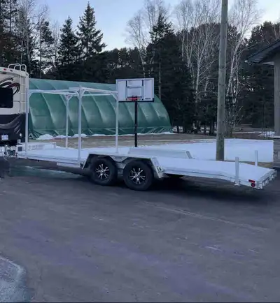 20 foot car trailer Specs are detailed in the second picture. Just over a year old, only used twice....