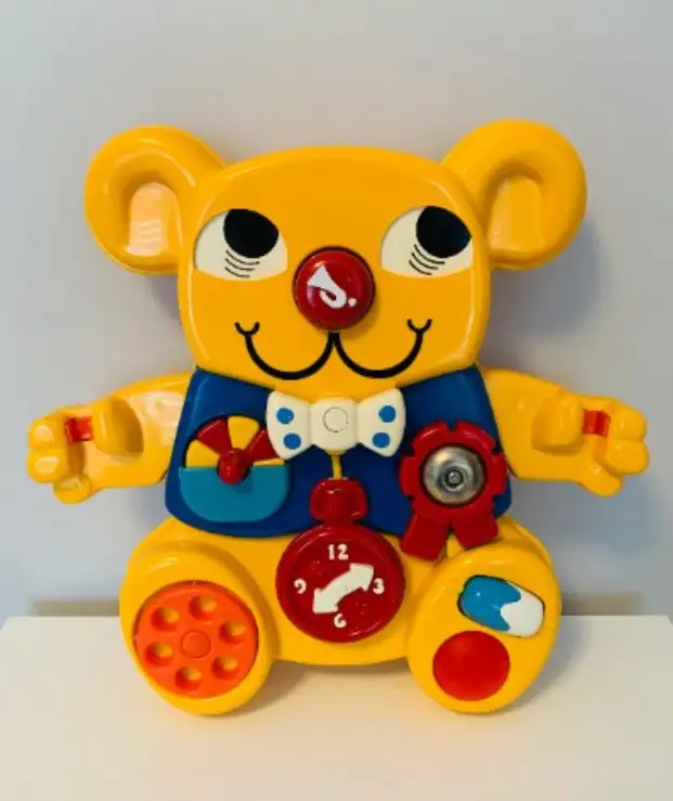 BABY CRIB TEDDY ACTIVITY CENTRE-VINTAGE in Cribs in Edmonton - Image 2