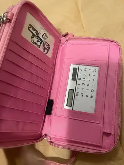 Vintage Handbag with Calculator, Wallet & Seperate Compartments, View more