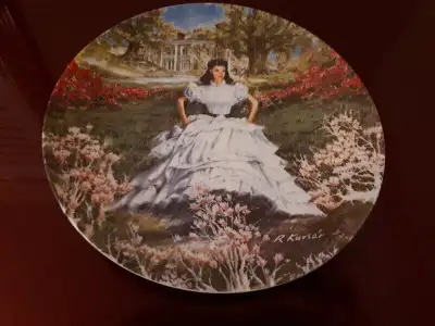 1978 Scarlett O'Hara Gone with the Wind Fine China Plate, View more
