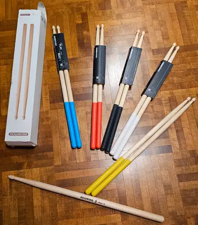 Drum stick drumsticks NEW 7 pairs band show concert music, View more