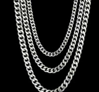 Stainless Steel Classic design Cuban chain Necklace for Men.
