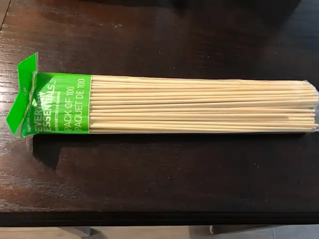 brand new bamboo BBQ sticks