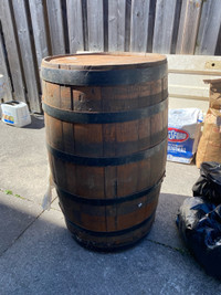 Authentic vintage winemaking barrel