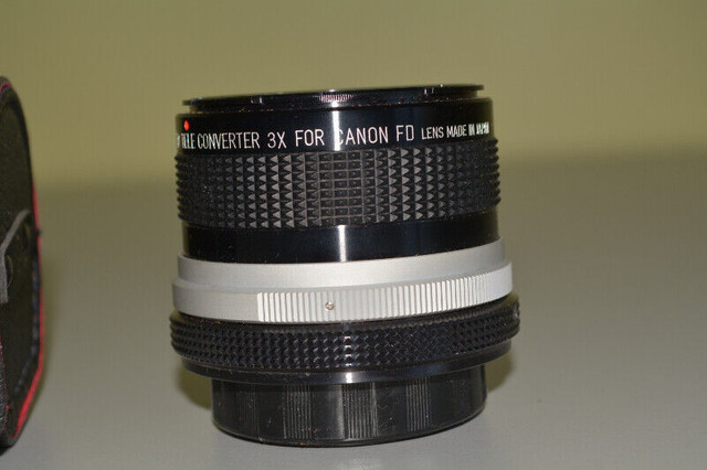 Auto Teleconverter 3X For Canon FD with Case in Cameras & Camcorders in Cambridge - Image 2