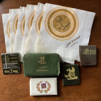 Vintage Collection Hotel Vancouver Napkins, Soaps and Matchbooks