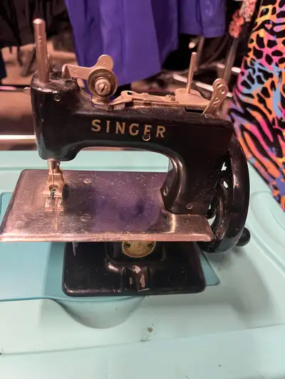 antique Singer sewing machine for children, View more