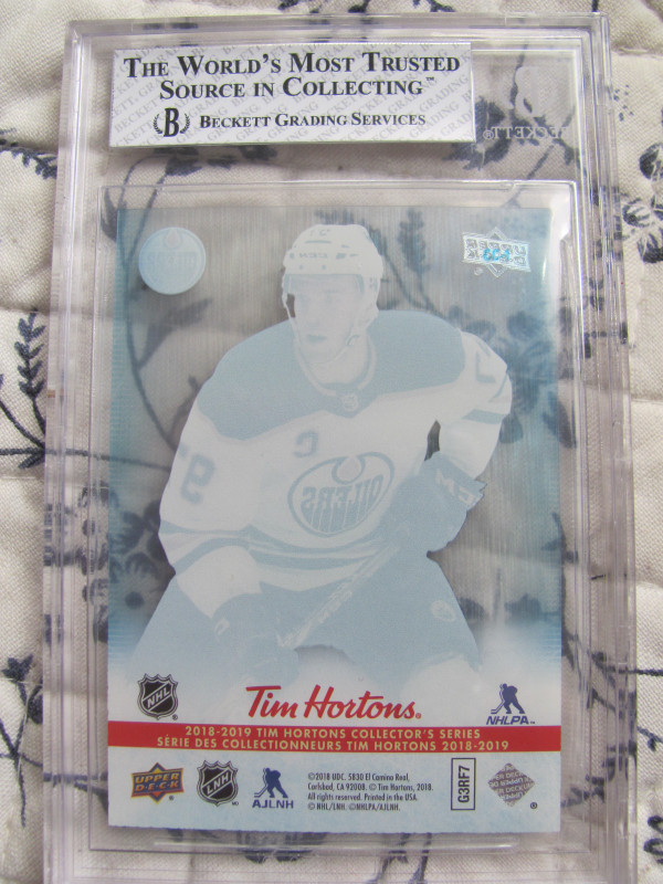 NHL  Connor McDavid Tims Clear Cut in Arts & Collectibles in Edmonton - Image 2