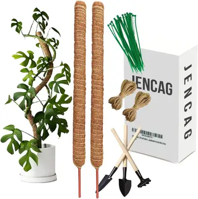 2 Pack Moss Poles for Climbing Plants 25 Inch, View more