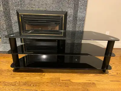 Glass TV stand, View more